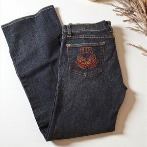 Rock & Republic Bootcut Jeans 28 Embroidered Pockets